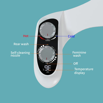 Digital Easy-to-Install Bidet Attachment