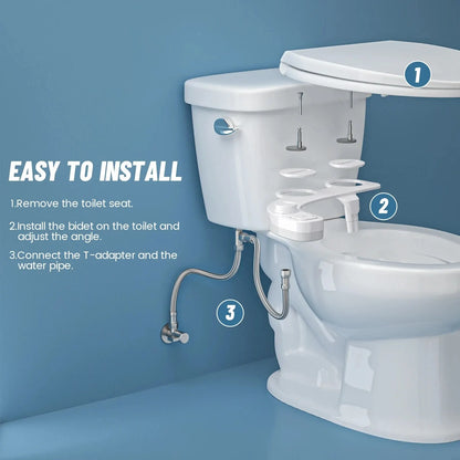 Easy-to-Install Bidet Attachment