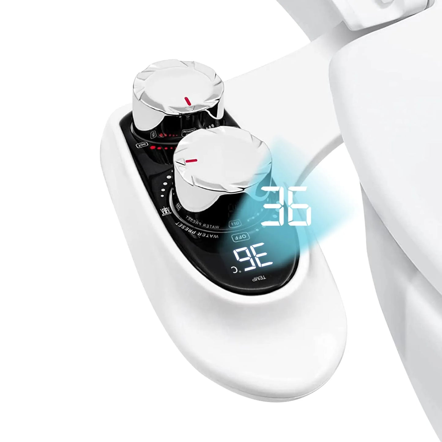 Digital Easy-to-Install Bidet Attachment